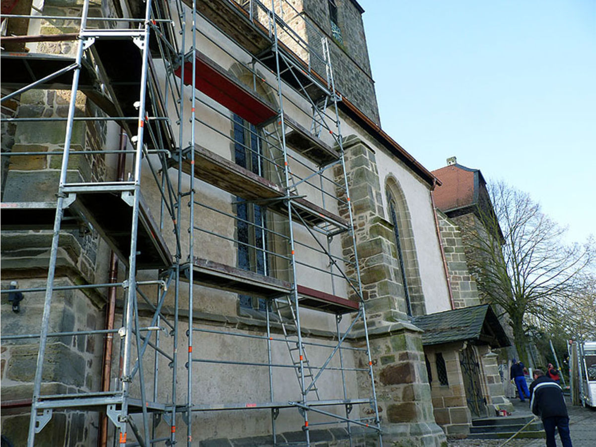 Kirchenrenovierung 2010 / 2011 (Foto: Karl-Franz Thiede)